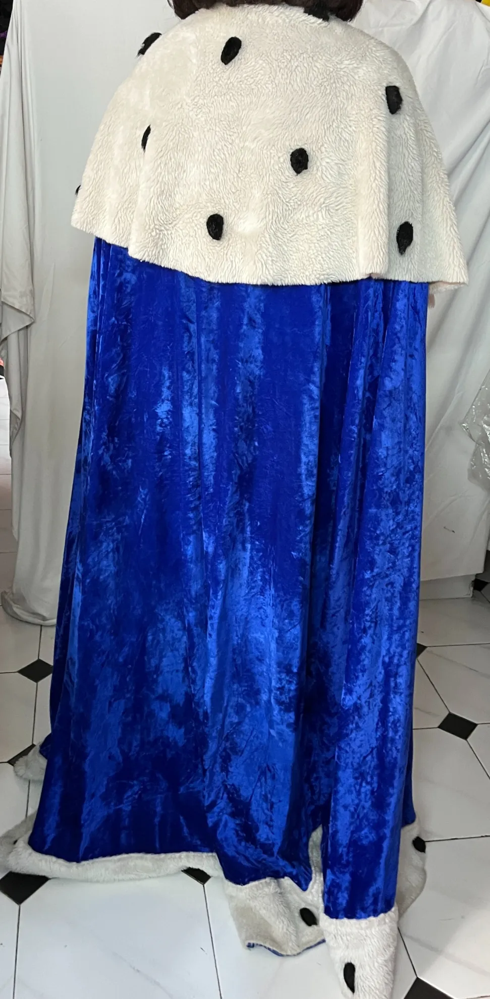 Capa azul lunares
